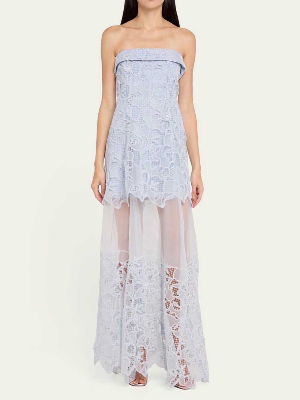 Simkhai Rennis Lace Bustier Gown